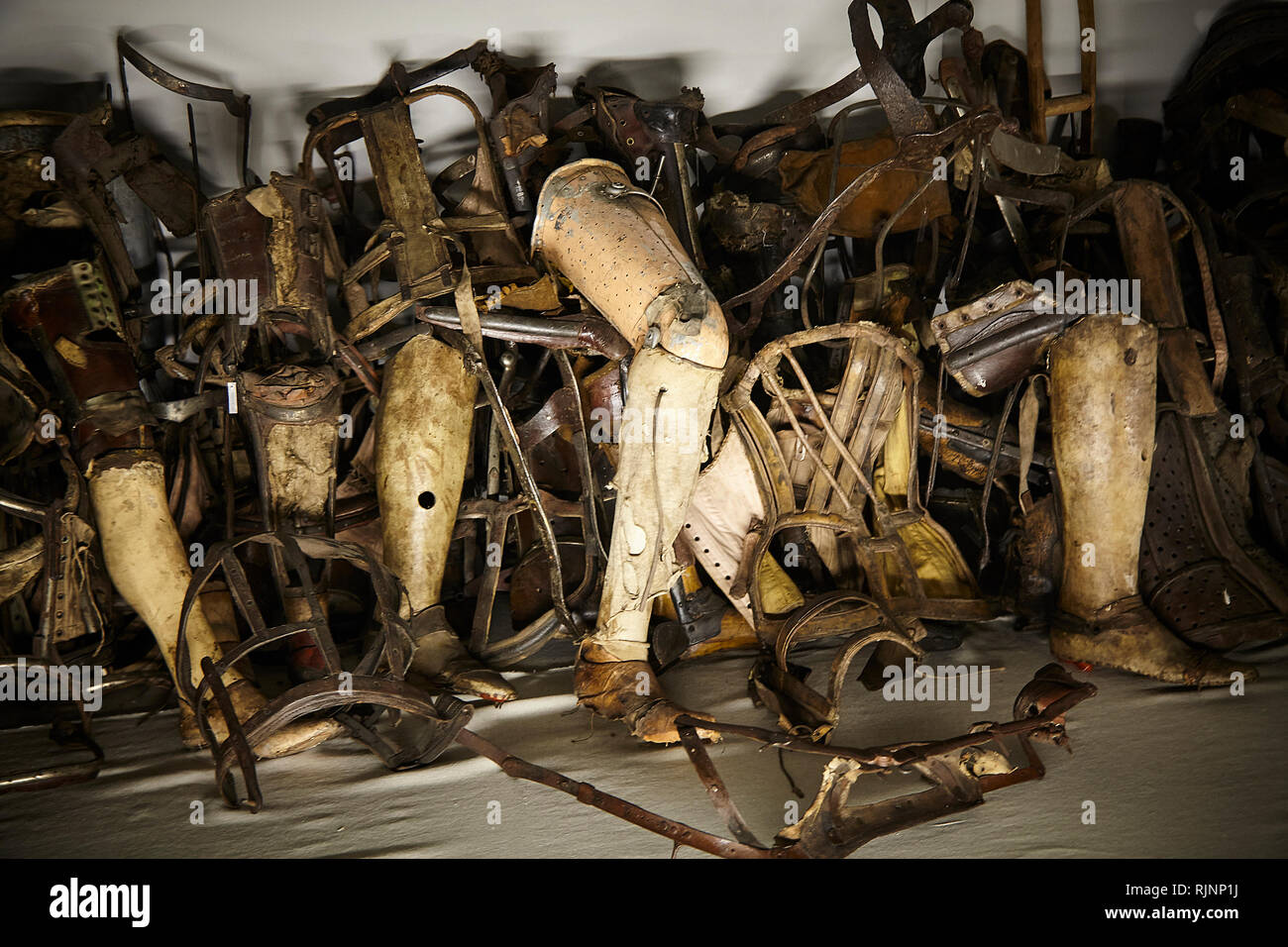 Auschwitz était le plus grand des camps de concentration Nazi et l'extermination des centres. Plus de 1,1 millions d'hommes, femmes et enfants ont perdu la vie Banque D'Images