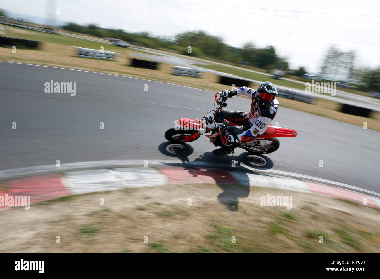 La course moto,République Tchèque Photo Stock - Alamy