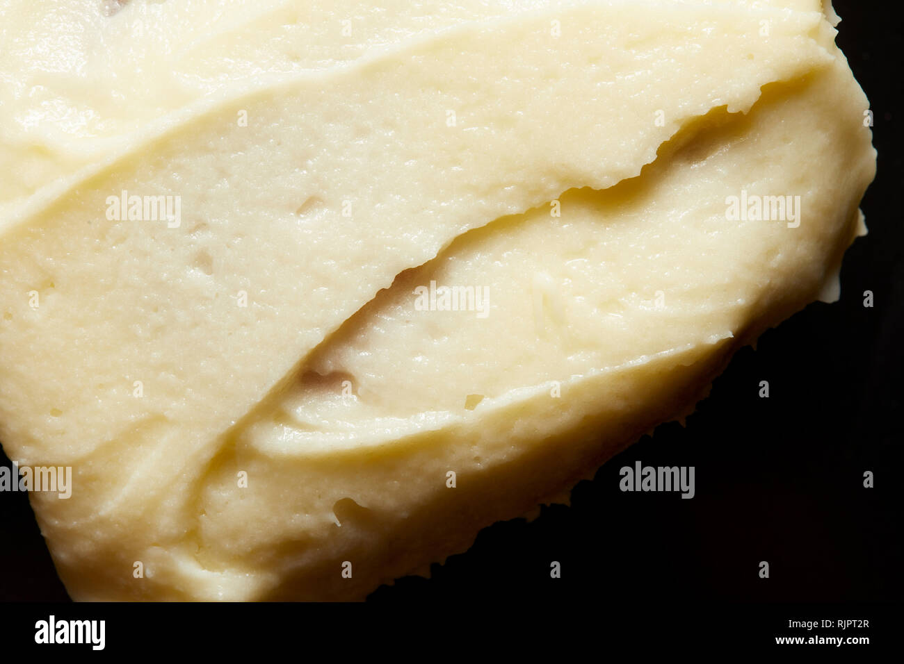 Brioche à la crème, Close up, overhead view Banque D'Images