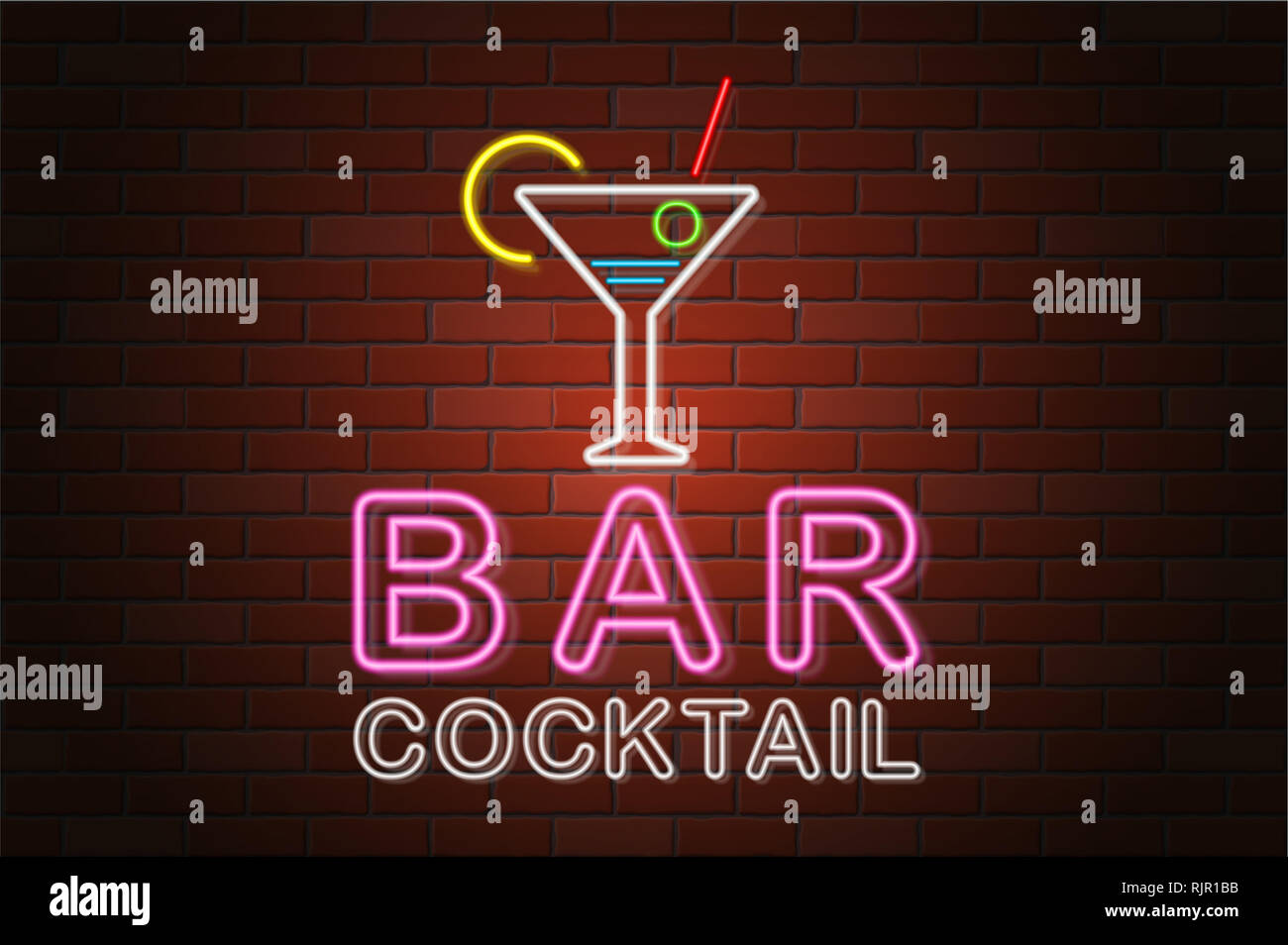 n-on-lumineux-pancarte-beer-bar-vector-illustration-sur-fond-brique