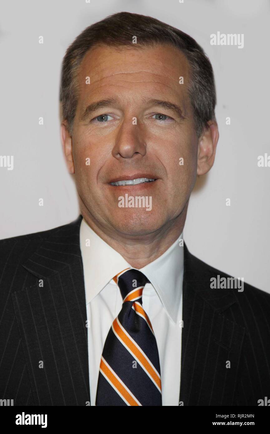 Brian Williams 2-28-11 Photo de John Barrett/PHOTOlink Banque D'Images