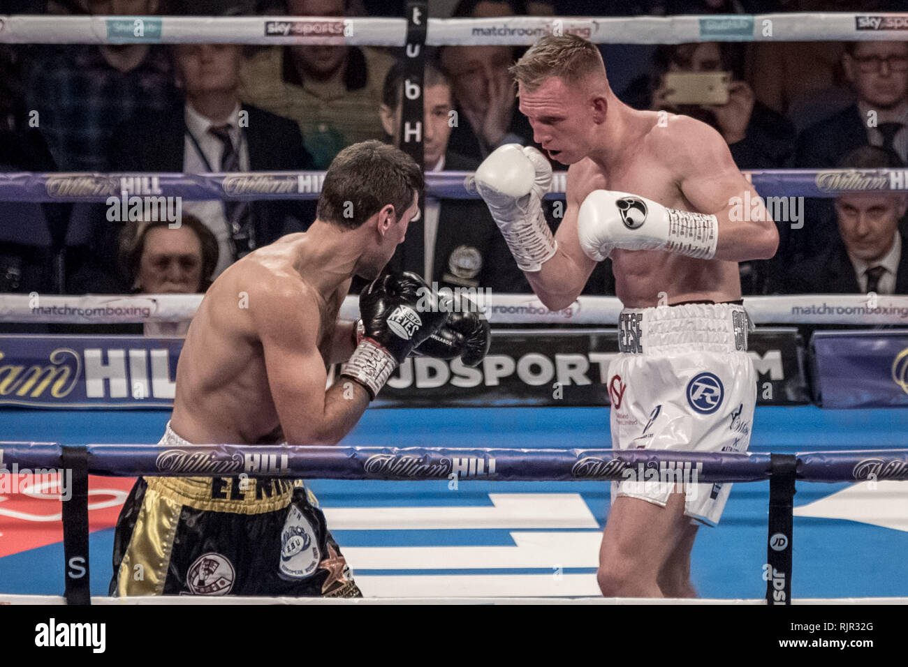 Sergio Garcia vs Ted Cheeseman. Super champion européen de titre à l'O2 arena. Crédit : Guy Josse/Alamy Live News Banque D'Images