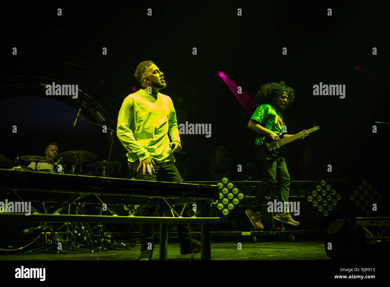 Aimerait vivre à l'O2 Questions Victoria warehouse 2019 Février Banque D'Images