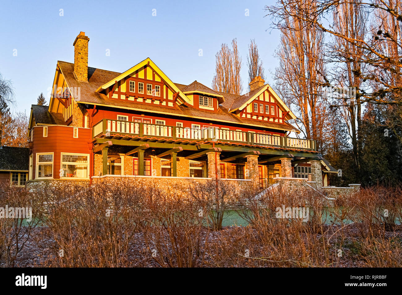 Burnaby Art Gallery, Deer Lake Park, Burnaby, Colombie-Britannique, Canada Banque D'Images