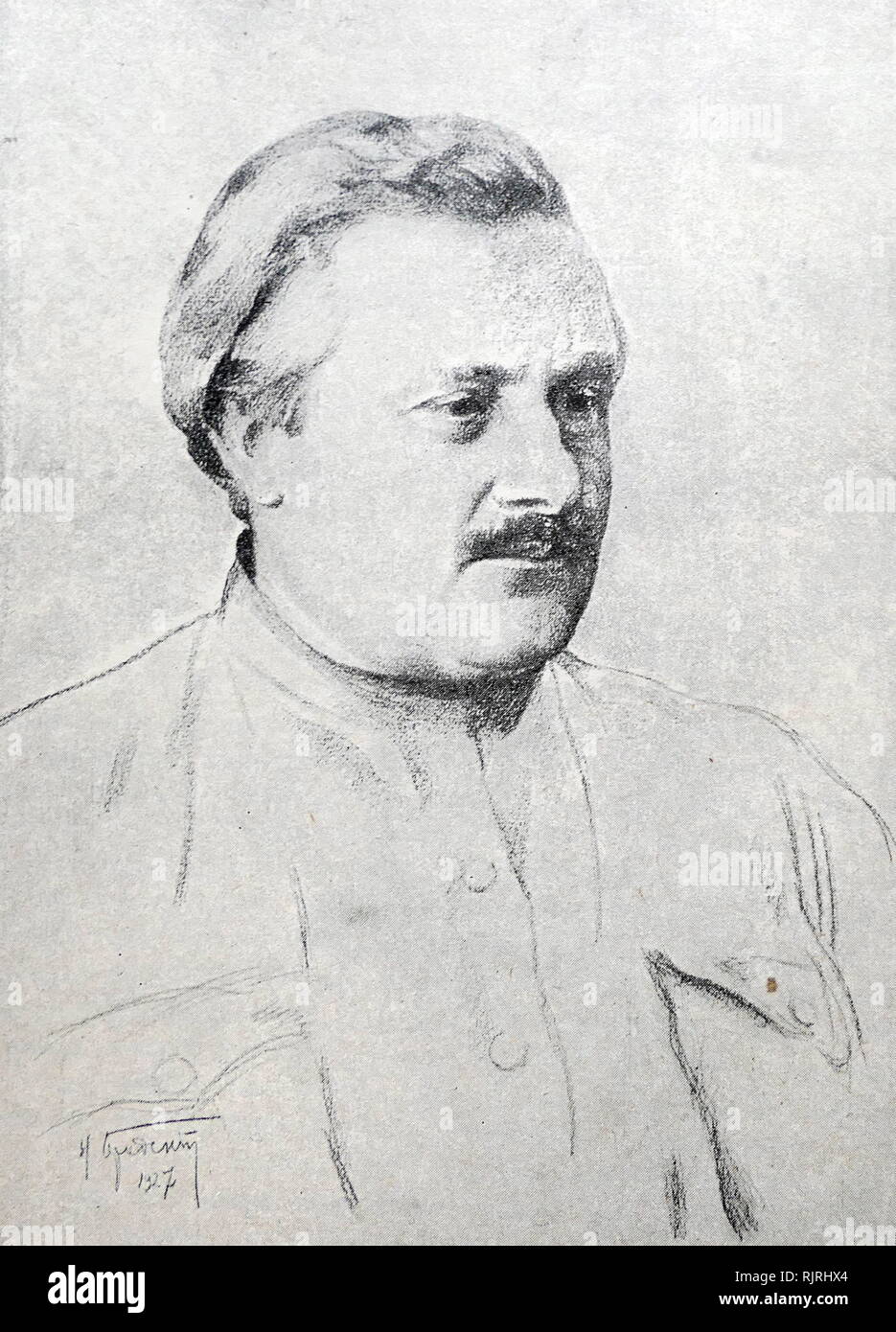 Enukidze (1877 Avel Safronovich -- 1937) ; d'éminents et bolchevique membre du Comité central soviétique Banque D'Images