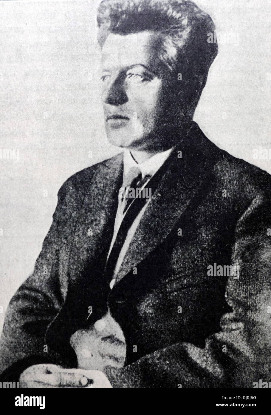 Piotr Lazarevich Voykov (1888 - 1927), révolutionnaire et diplomate soviétique, connu pour son rôle dans la fusillade de la famille Romanov. En 1920 Voykov a été nommé membre du conseil du Commissariat du Peuple au commerce extérieur. Voykov a été abattu le 7 juin 1927 à Varsovie, à la Gare Centrale de Varsovie, le Kowerda par Boris 18 ans, fils d'un monarchiste russe blanc Banque D'Images