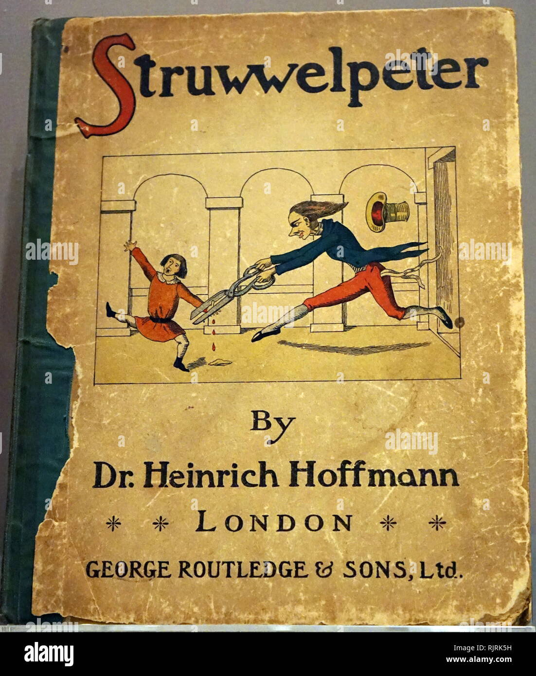 Der Struwwelpeter, un allemand 1845 le livre d'enfants de Heinrich Hoffmann. Il est composé de dix histoires rimée et illustré, surtout sur les enfants. Chacun a une morale claire qui démontre les conséquences désastreuses d'une mauvaise conduite de façon exagérée1848 English version de Banque D'Images