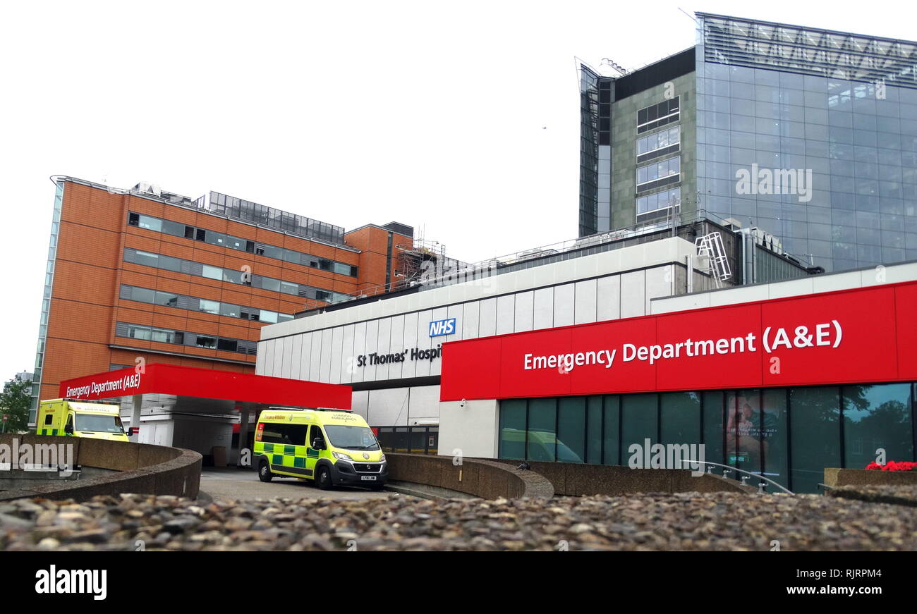 St Thomas' Hospital, dans le centre de Londres, Angleterre 2018 Banque D'Images