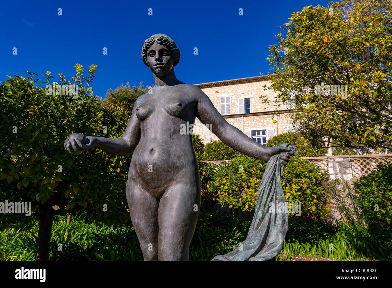 La France. Alpes-Maritimes (06). Cagnes-sur-mer. Musée Renoir. La maison de Colette' et 'la grande Vénus Victrix 1913-1915 Banque D'Images