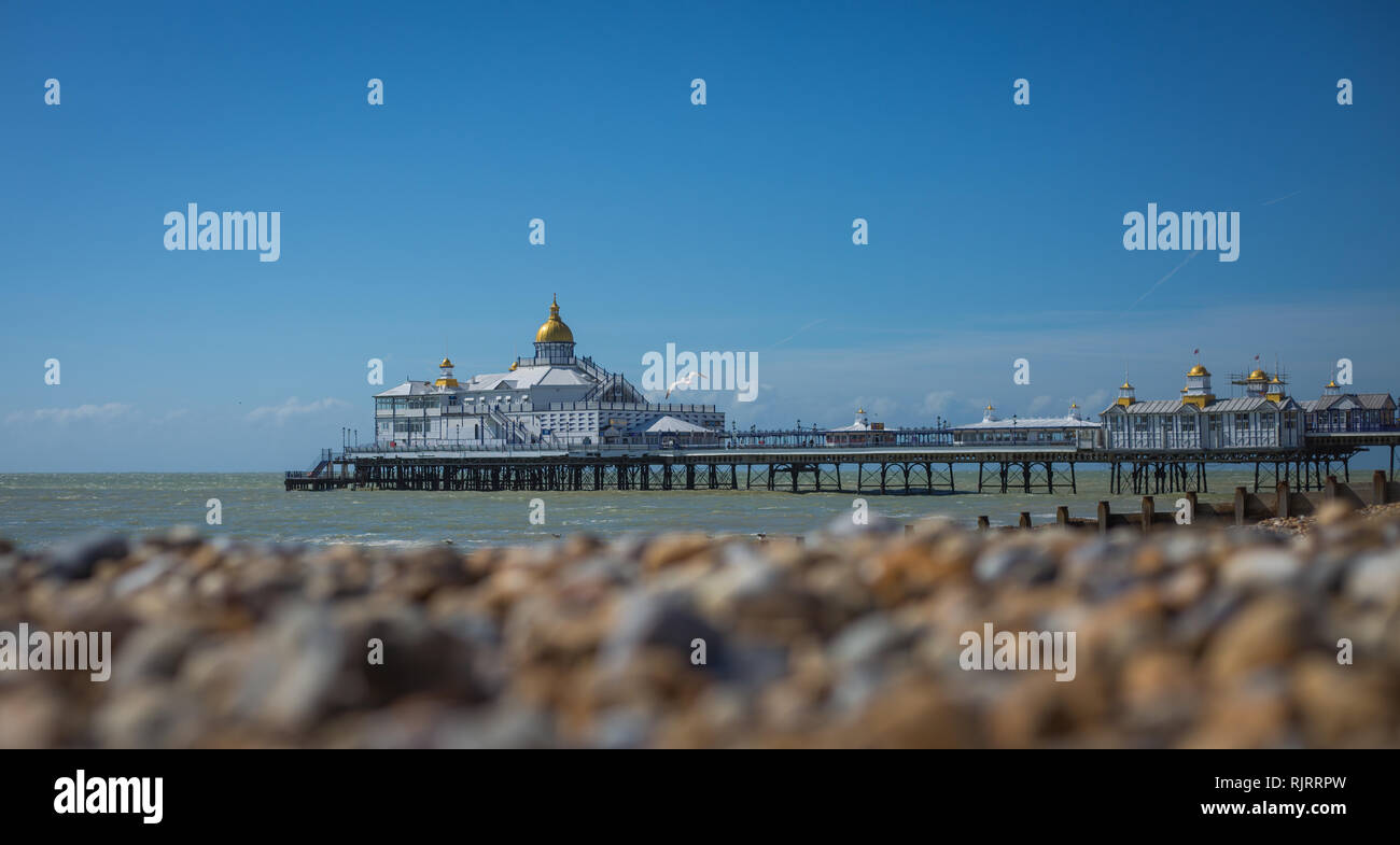 La jetée d'Eastbourne Banque D'Images