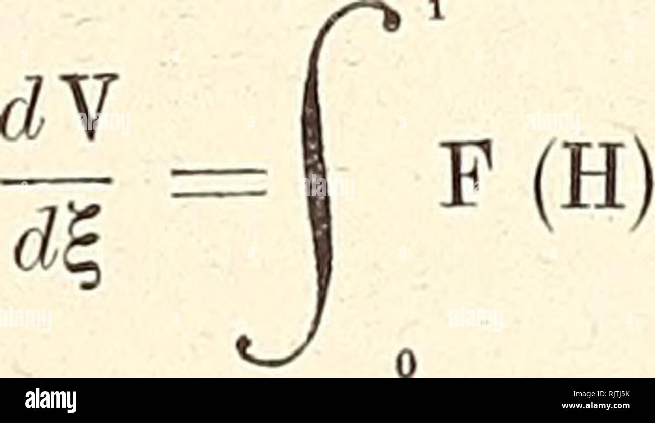 . Atti della Accademia Nazionale dei Lincei. 3. Par studiare ora le derivate di V, senza ammettere ancora nulla rispetto alla esistenza o nÃ² della derivata di F (H), dans un cangiamento facciamo V di va- riabile col prendre par variable H invece che X. La relazione fra H e X, p. x diverso da zéro, sarÃ la suivante : (2) . e si avrÃ : H =l â X ' di dR 7dE ; Ux ' e quindi pei punti di alla ellisse sarÃ : F(H) dR ove dans ^^- 6 V/d de^ qu'intendere che par X sostituito sia il suo valore dans H dedotto dalla formola (2) col considerarla venir radice massima della equazione (2) ; stessa e poichÃ© Banque D'Images