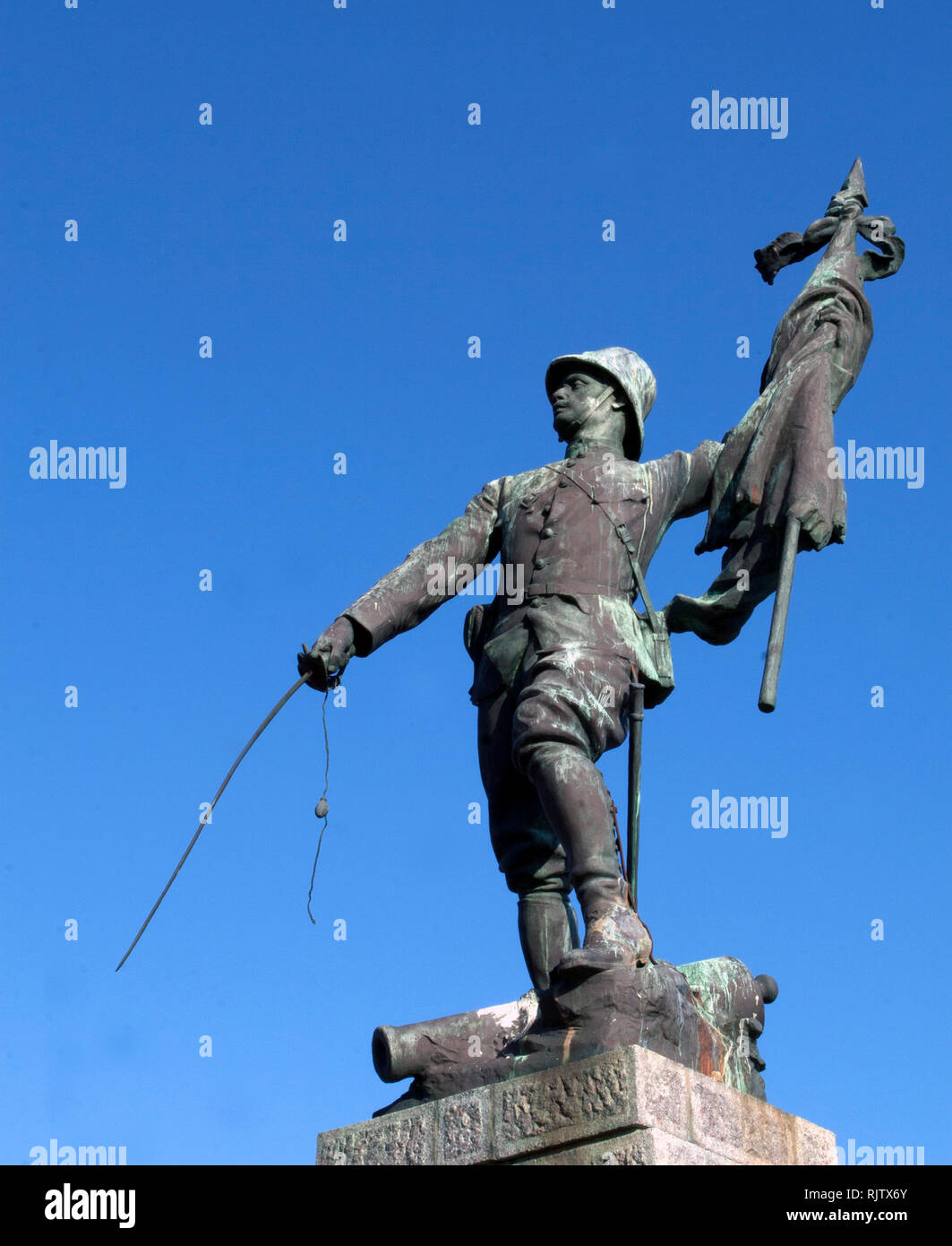 Statue de la ville Banque D'Images