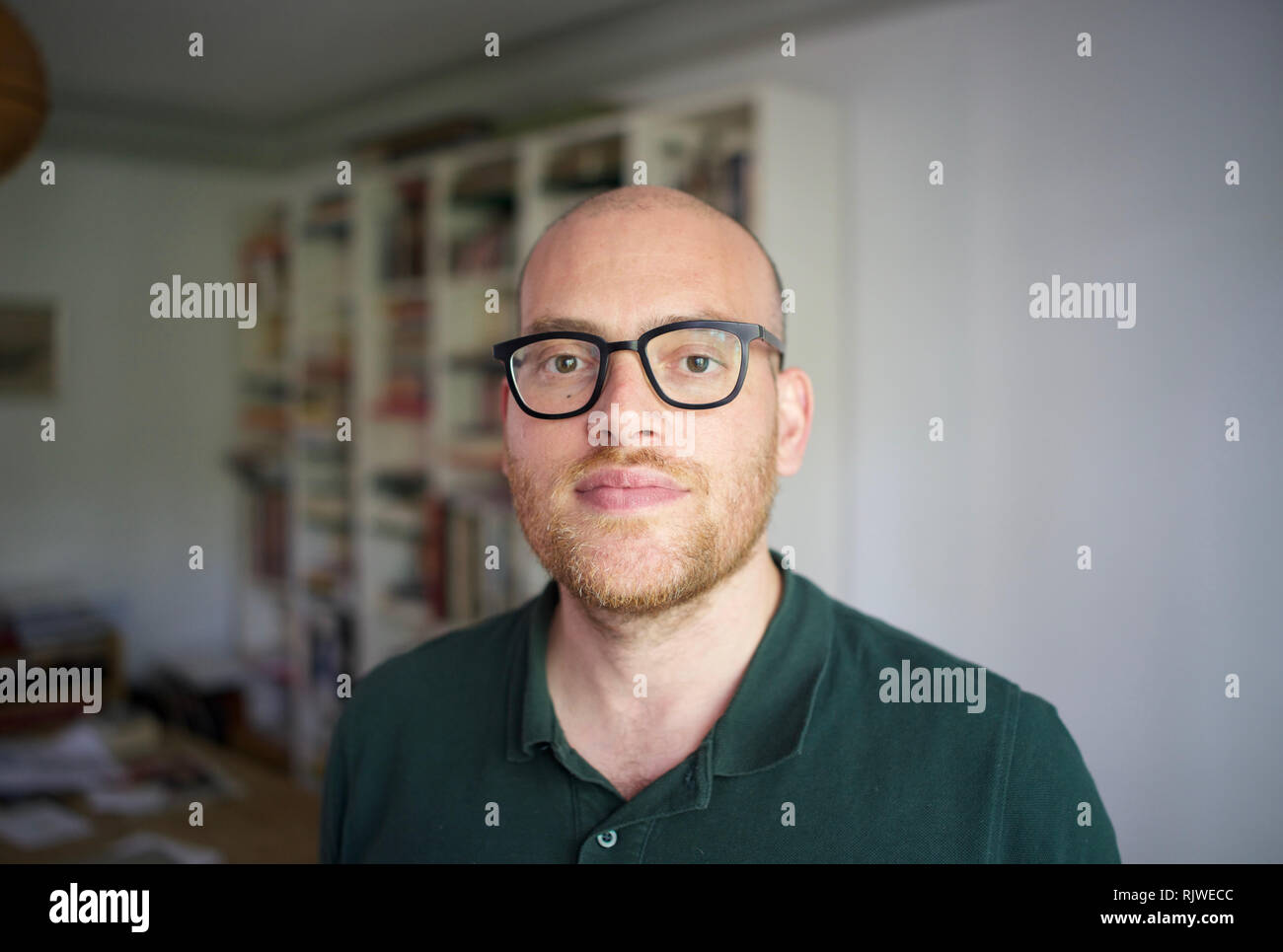 Auteur Alexandre Lenot, à la maison, Paris, France Banque D'Images