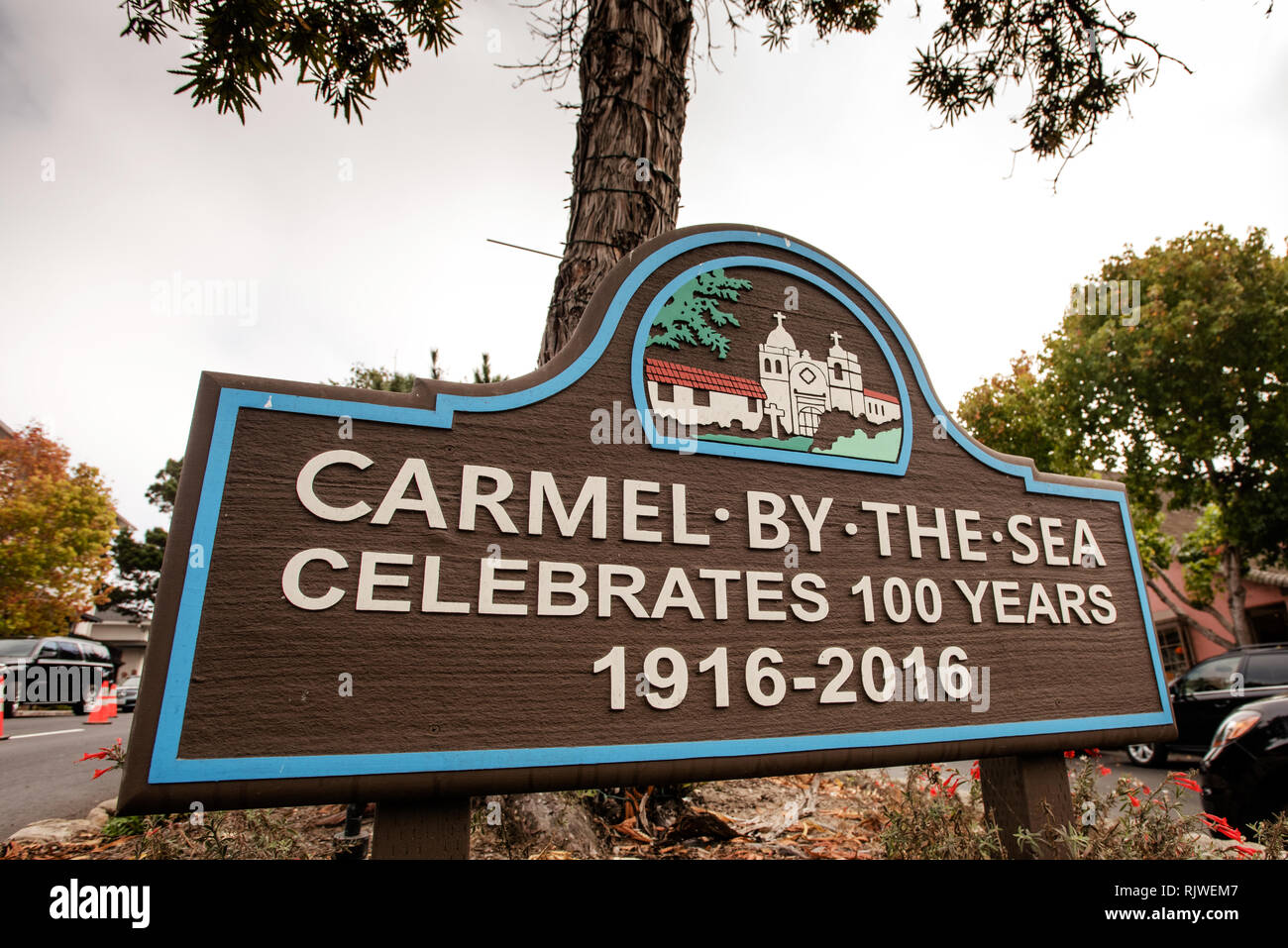 Carmel by the Sea. Californie Banque D'Images Carmel by the Sea. Californie Banque D'Images
