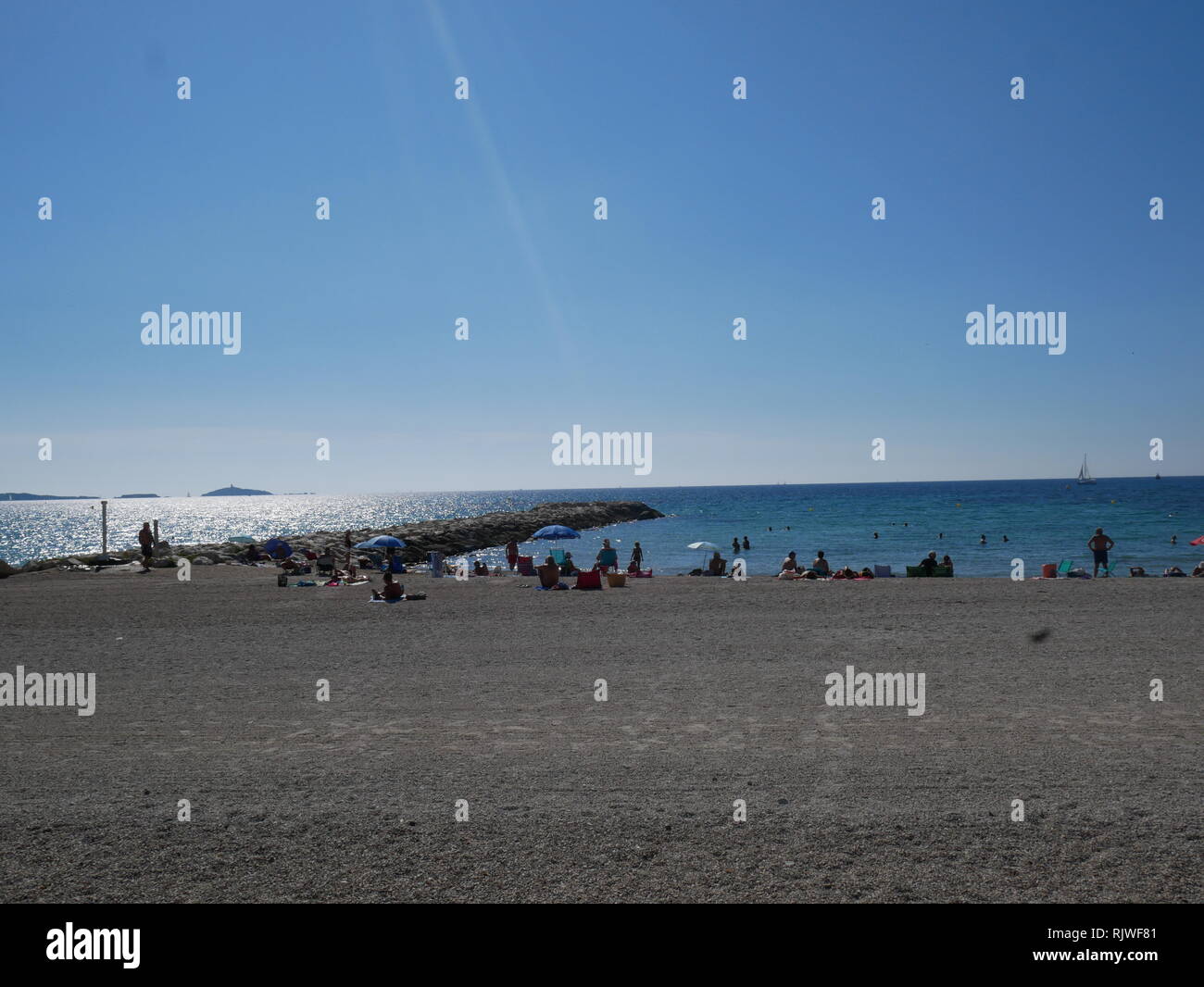 Sanary-Sur-Mer, près de Toulon, France Banque D'Images