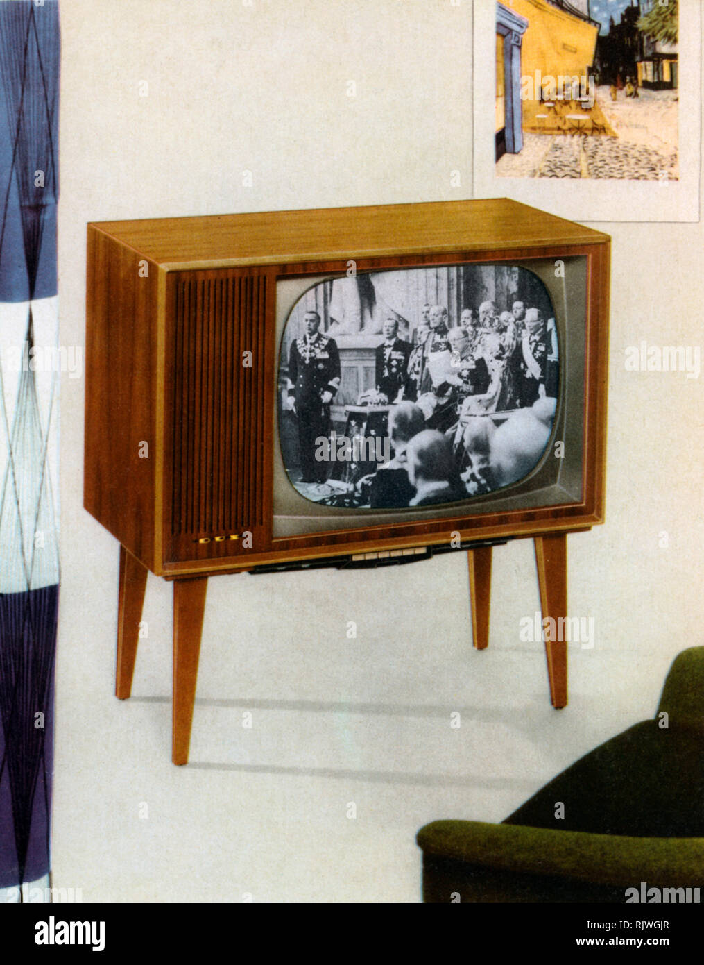 Television set 1960s Banque de photographies et d'images à haute résolution  - Alamy