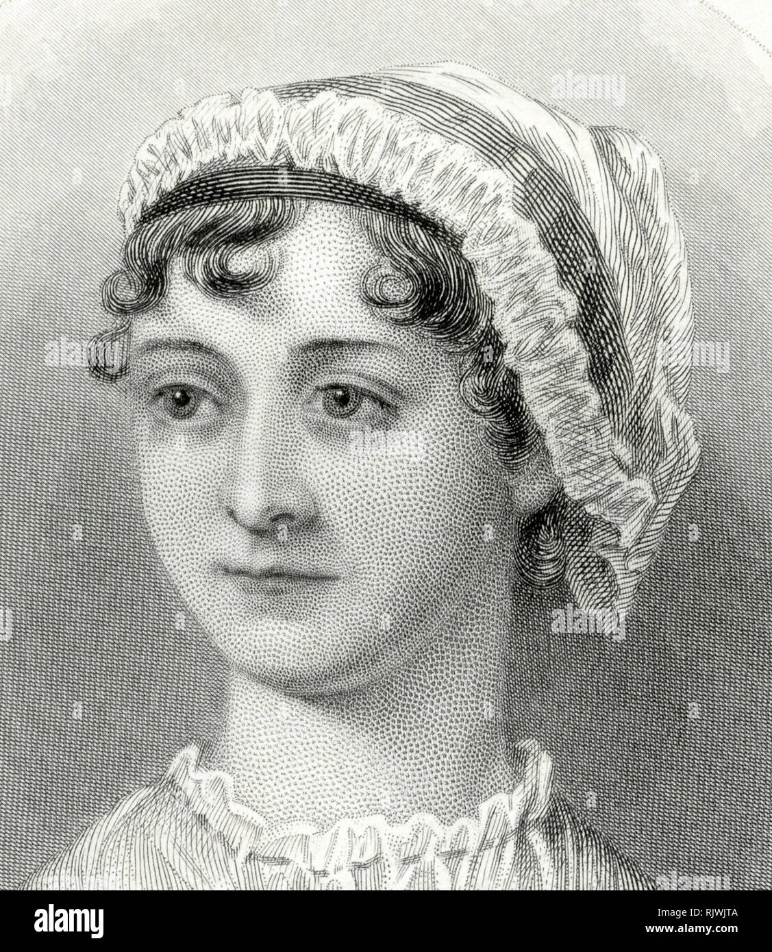 Portrait de Jane Austen, 1775-1817 Banque D'Images