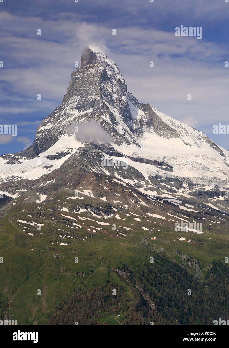Matterhorn, Zermatt, Suisse Banque D'Images