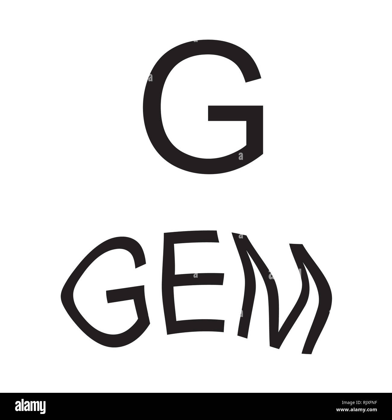 A à Z les enseignements pour les enfants et les adultes pour apprendre de nouvelles choses Banque D'Images