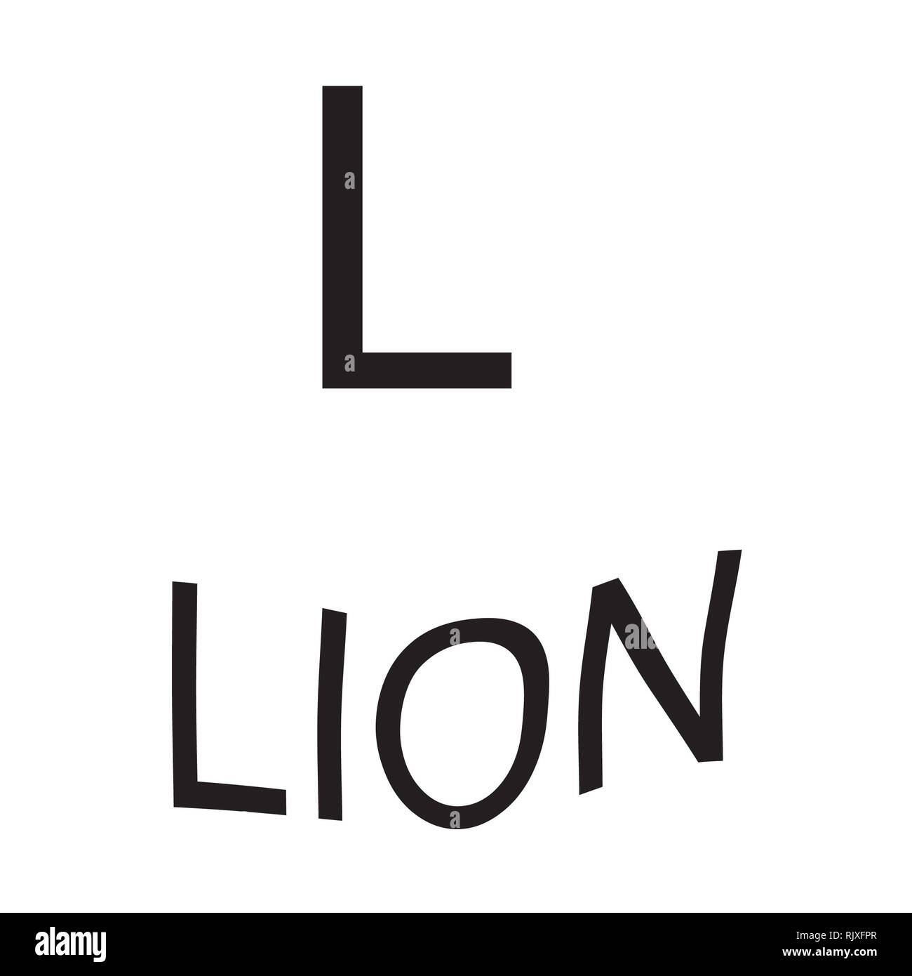 A à Z les enseignements pour les enfants et les adultes pour apprendre de nouvelles choses Banque D'Images