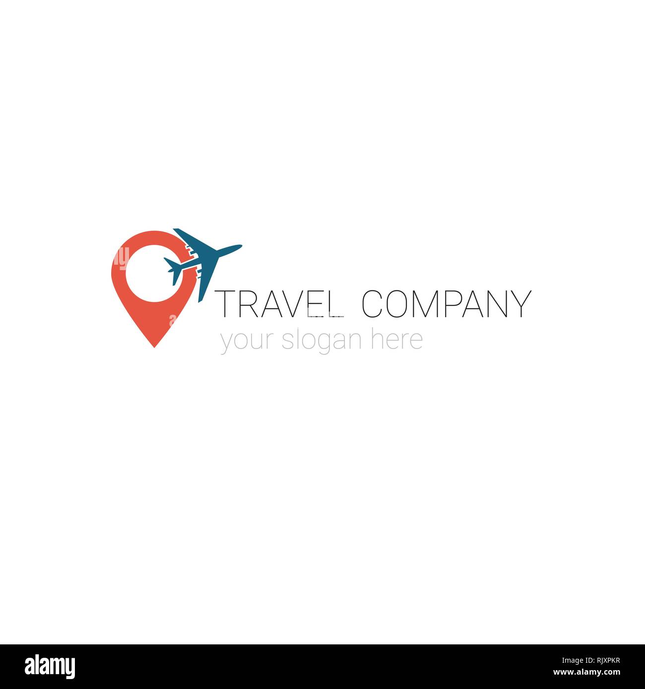 Logo créative de l'Agence de Voyages tourisme Société modèles de bannière Illustration de Vecteur