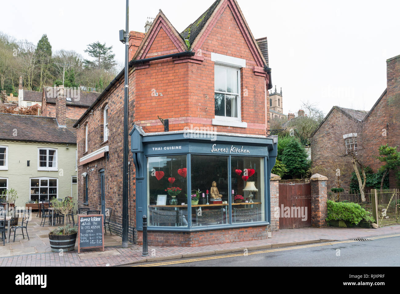 Suree's Kitchen restaurant Thaïlandais à Ironbridge, Telford, Shropshire Banque D'Images