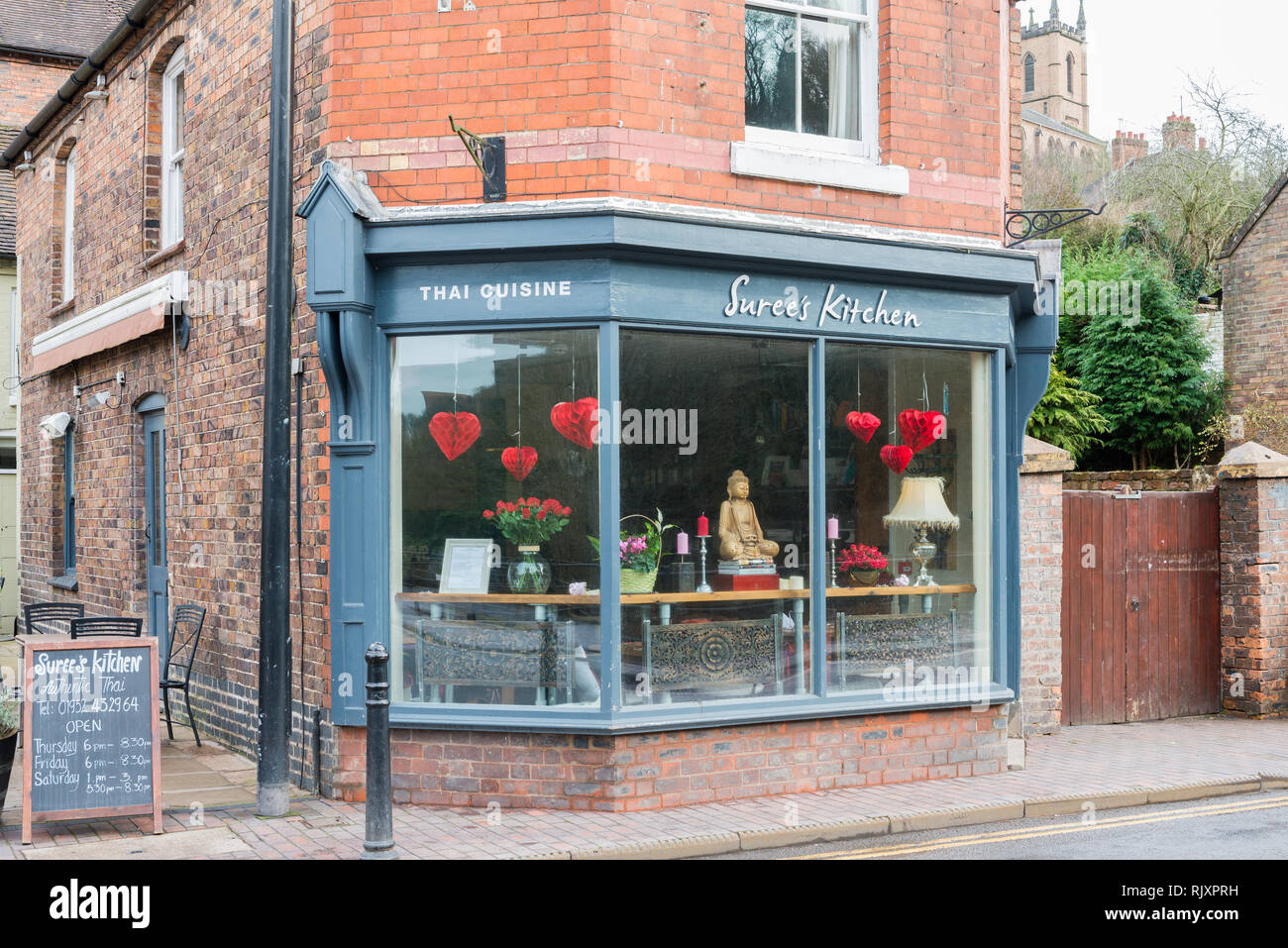 Suree's Kitchen restaurant Thaïlandais à Ironbridge, Telford, Shropshire Banque D'Images