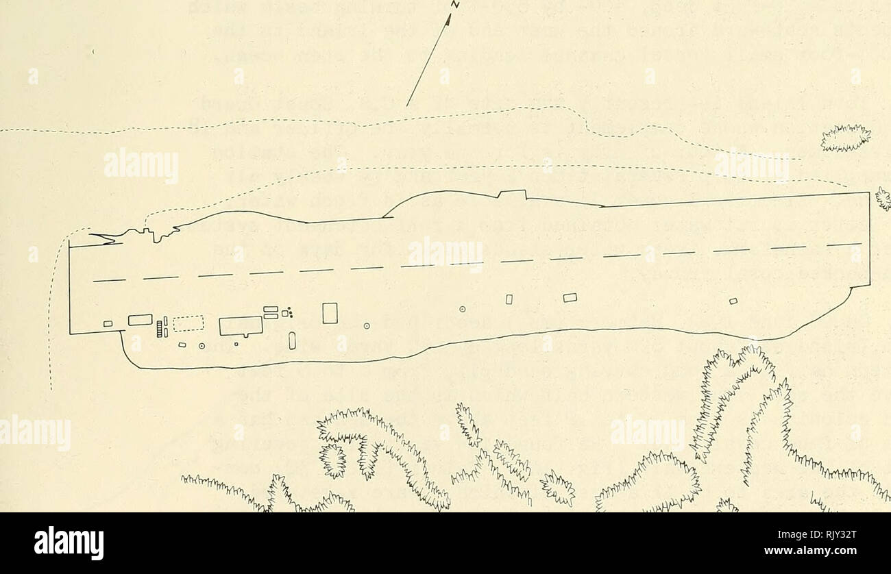 . Bulletin de recherche sur les atolls. Les récifs coralliens et d'îles ; biologie marine ; sciences de la mer. La figure 7' au nord-est de face La Perouse, Pinnacle ? Août 1965 ; peu de La Perouse à droite. Photographie par POBSP A. B. Amerson, Jr .{^j, WV,. ^^^^^XJV N Figure 8. L'île Tern, 10 Janvier J966. D'après un dessin de deux U. S. Marine Photo.. Veuillez noter que ces images sont extraites de la page numérisée des images qui peuvent avoir été retouchées numériquement pour plus de lisibilité - coloration et l'aspect de ces illustrations ne peut pas parfaitement ressembler à l'œuvre originale.. Smithsonian Institution. Presse ; Conseil national de recherches du Canada ( Banque D'Images