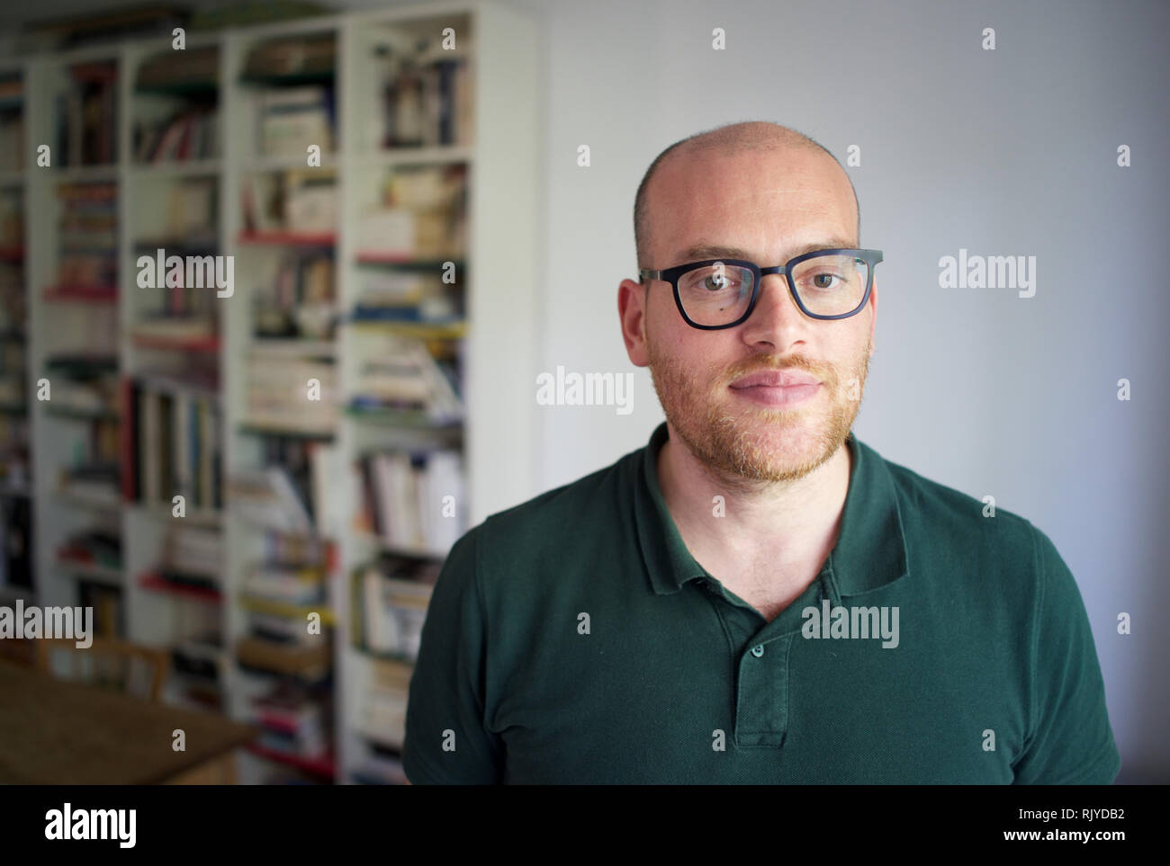 Auteur Alexandre Lenot, à la maison, Paris, France Banque D'Images