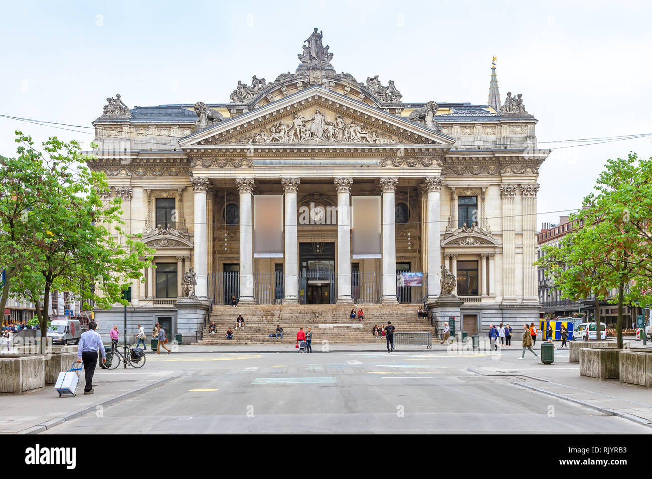 Opéra de Bruxelles, Belgique Banque D'Images
