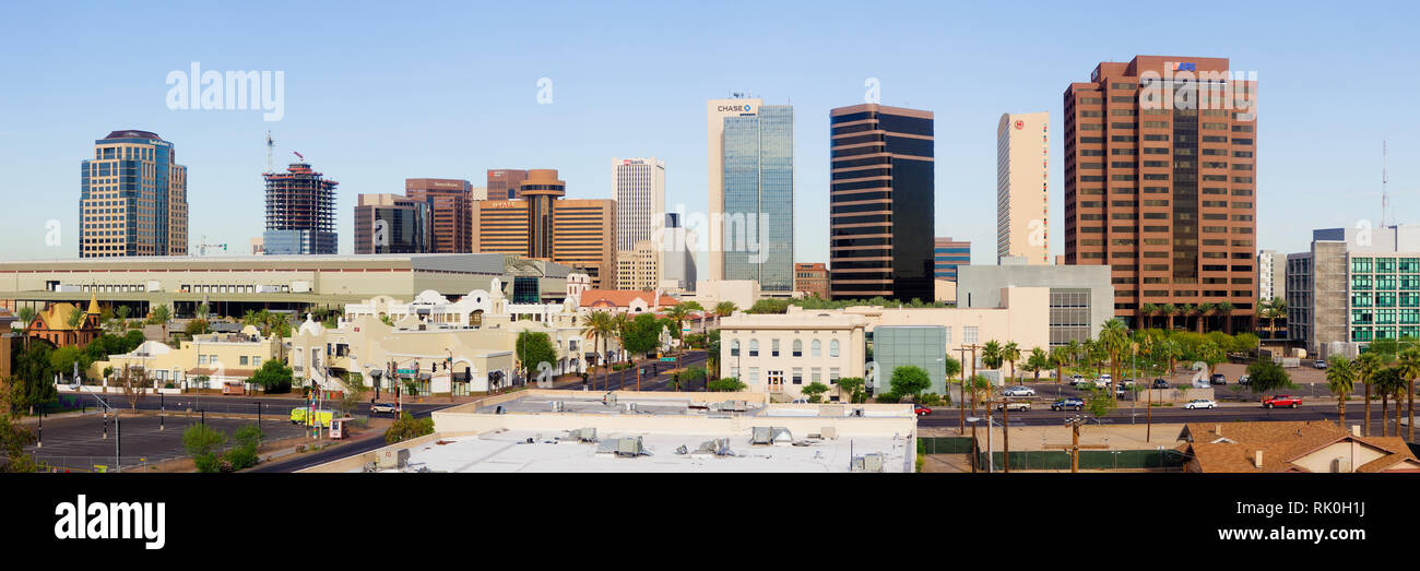 Les immeubles de grande hauteur du centre-ville de Phoenix Banque D'Images