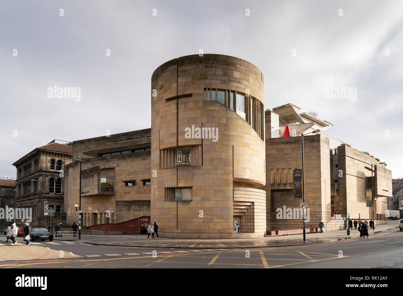 L'extérieur du Musée National d'Écosse, Édimbourg, Écosse, Royaume-Uni Banque D'Images