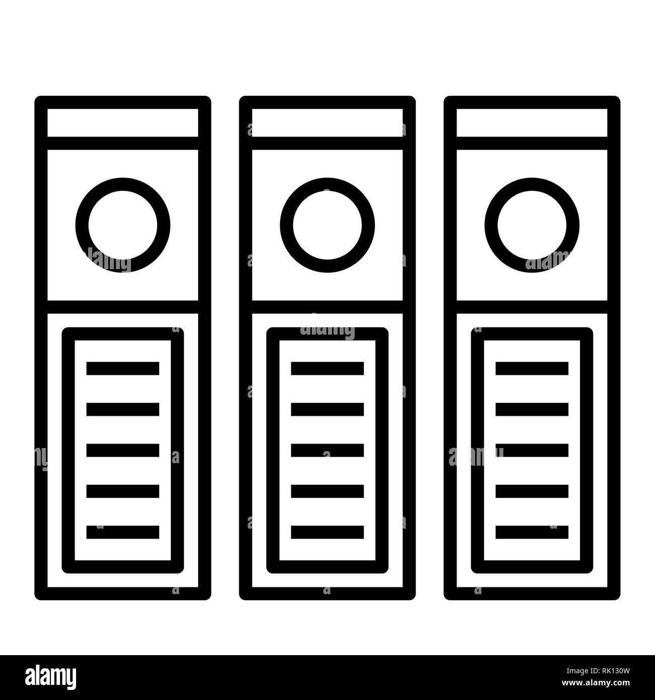 L'icône de stockage, Vector illustration, les contours Banque D'Images L'icône de stockage, Vector illustration, les contours Banque D'Images