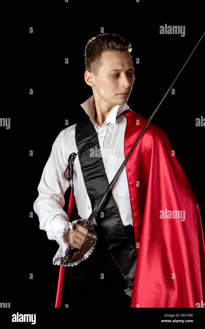 Image d'un bel homme portrait d'un jeune acteur Banque D'Images