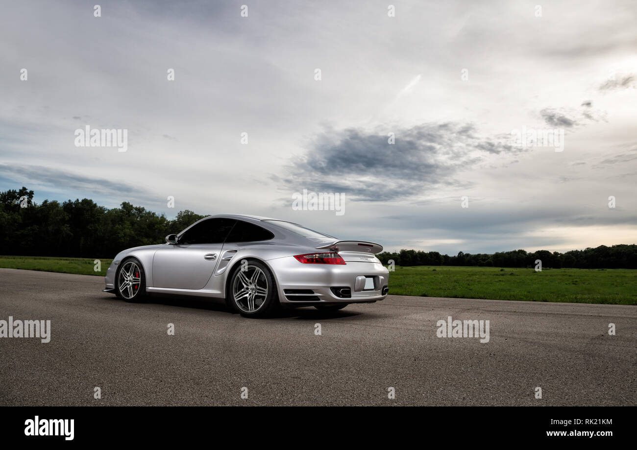 Porsche 997 Turbo Banque D'Images