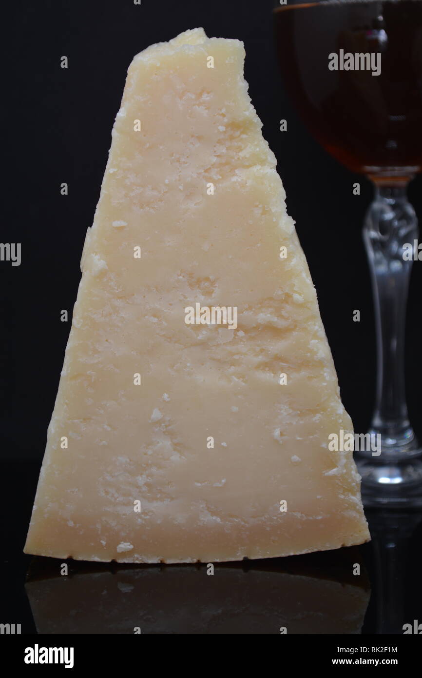 La cuisine au fromage parmesan italien Banque D'Images