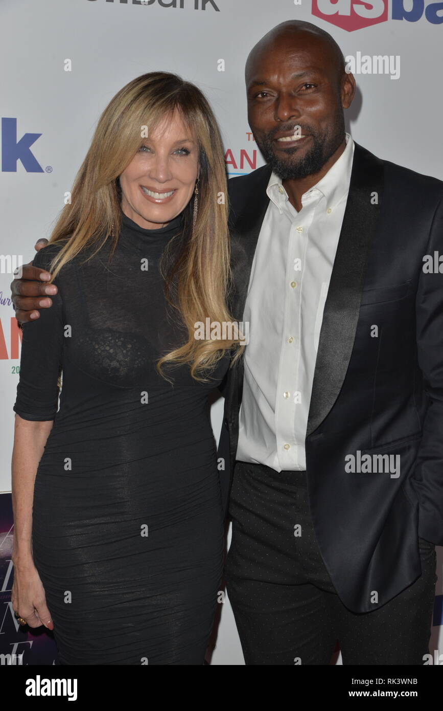 LOS ANGELES, CA - 8 février : Cindy Cowan, Jimmy Jean-Louis au 'Rattle Snake' tenue de dépistage à la 27e assemblée annuelle Pan African Film  + Art Festival chez Cinemark Baldwin Hills à Los Angeles, Californie le 8 février 2019. Credit : Koi Sojer/Snap'N U Photos/médias Punch Banque D'Images