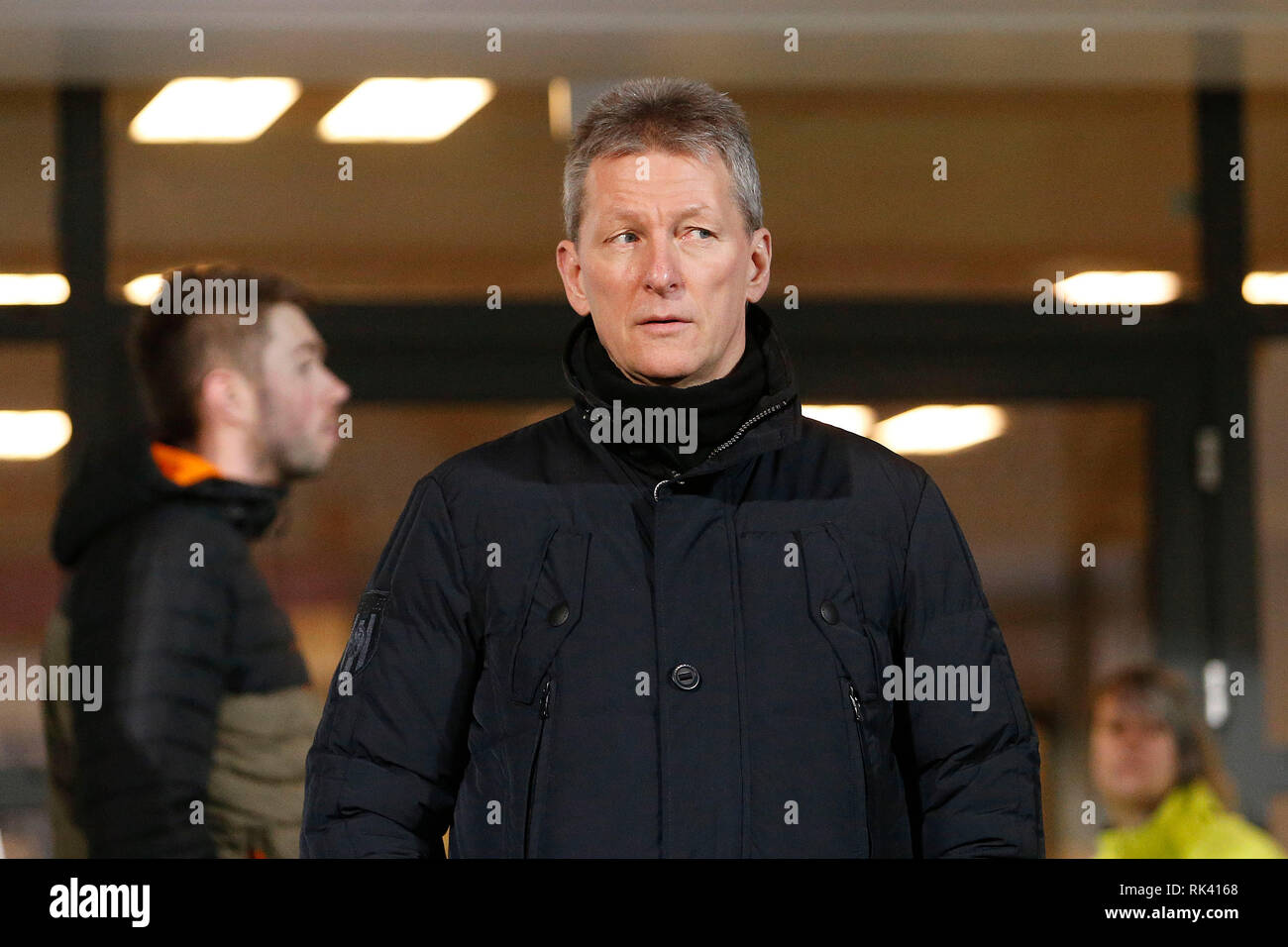 Almelo, Pays-Bas. 09Th Feb 2019. ALMELO, 09-02-2019, Polman Stadium, de la saison 2018/2019, l'Eredivisie néerlandaise, Heracles Almelo coach Frank Wormuth pendant le match Heracles Almelo - Ajax. Credit : Pro Shots/Alamy Live News Banque D'Images