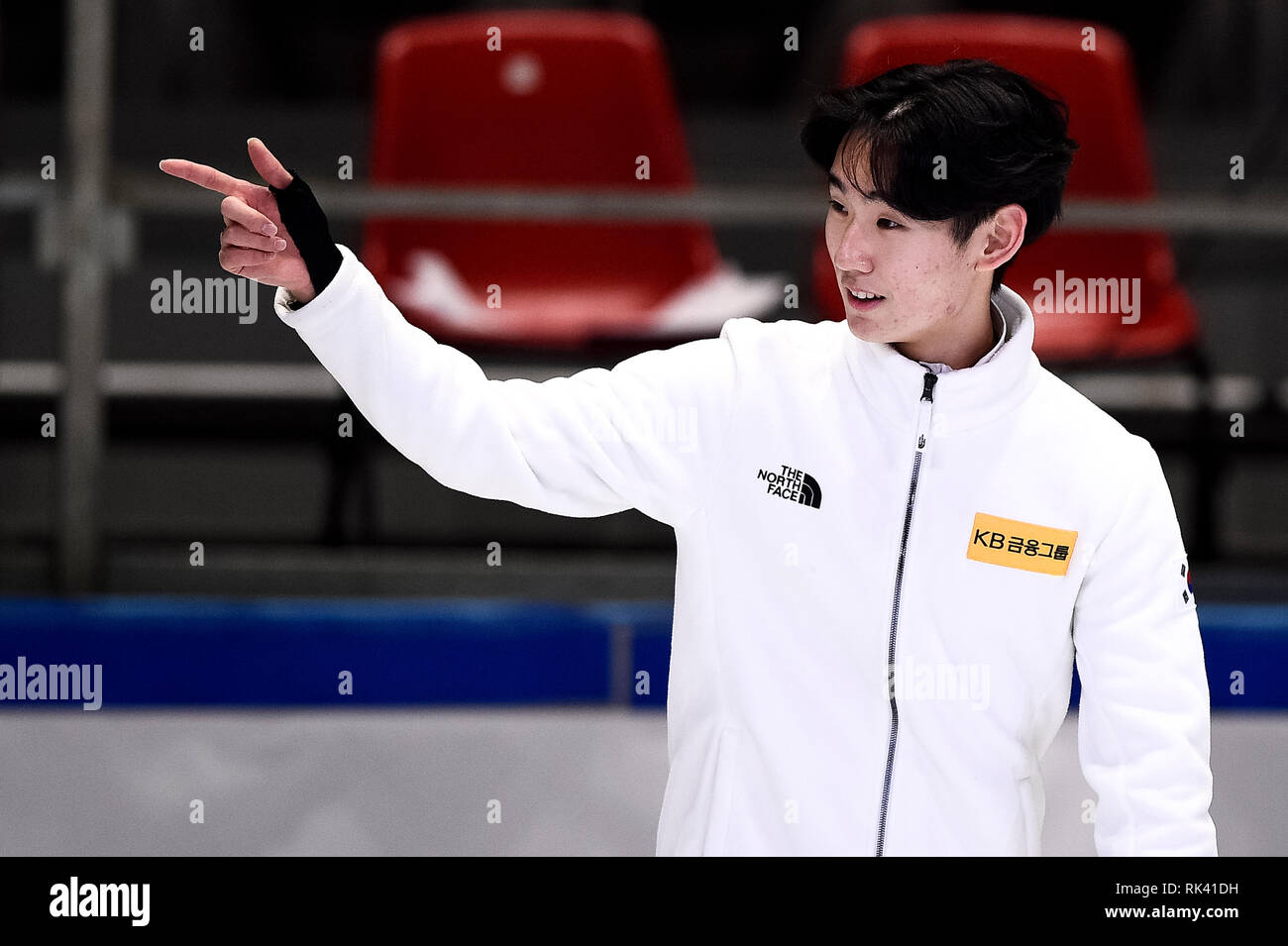 Torino, Italia. 09Th Feb 2019. Crédit photo : LaPresse/Alamy Vivre la Coupe du Monde NewsISU courte piste, Torino, Italia Banque D'Images