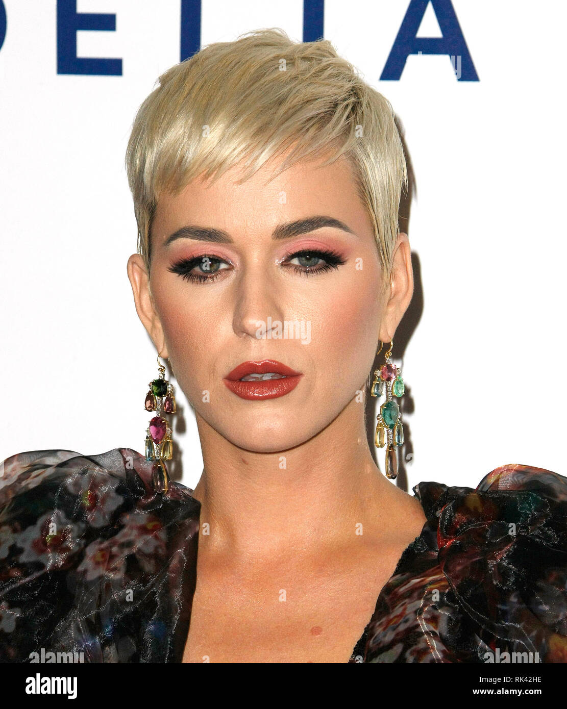 LOS ANGELES, CA - 08 février : Katy Perry à la personne MusiCares de l'année hommage tenue à Los Angeles Convention Center, West Hall le 8 février 2019 à Los Angeles, Californie. Photo : imageSPACE/MediaPunch Banque D'Images