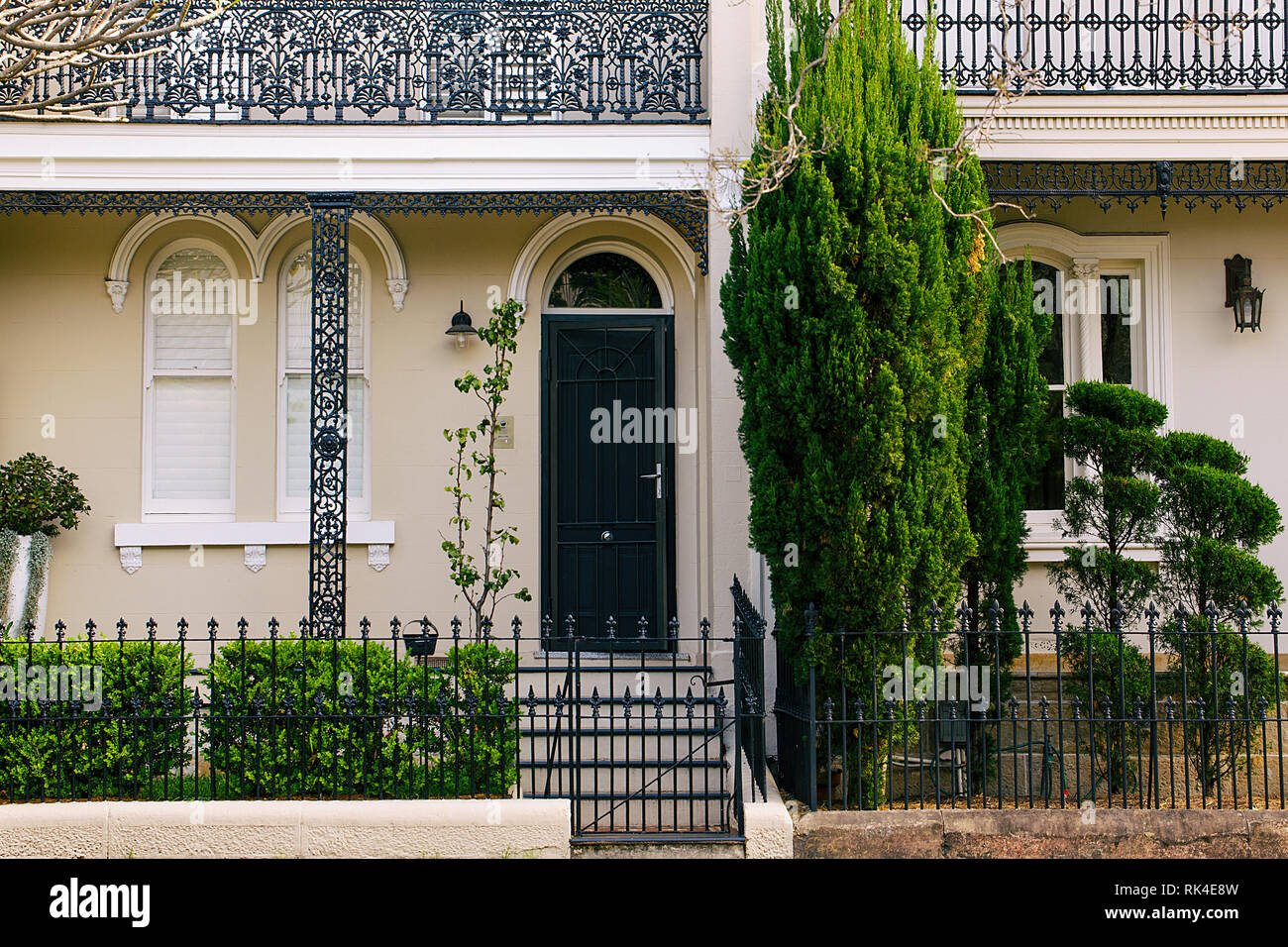 Maisons de Paddington , Sidney Banque D'Images