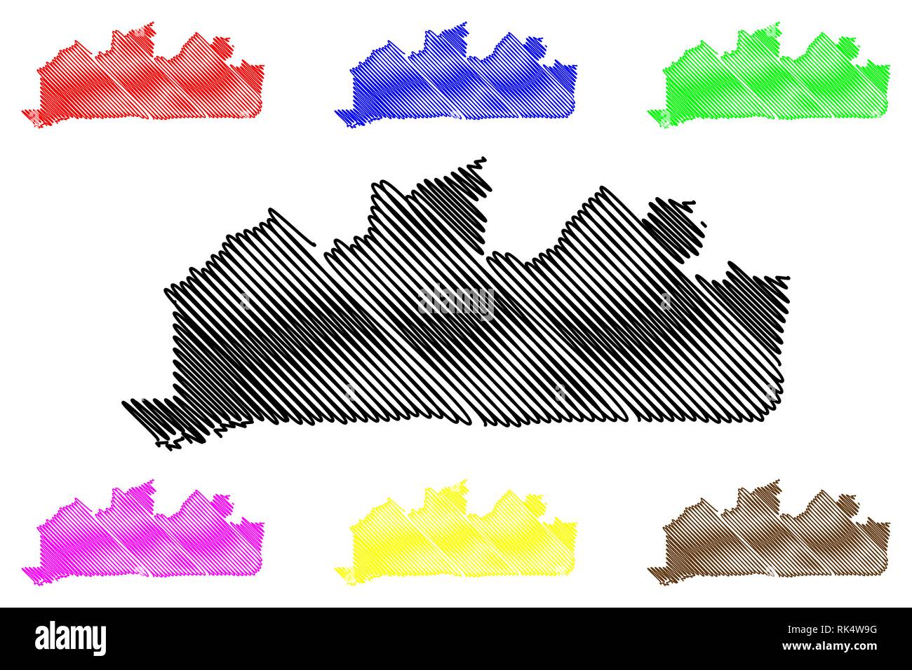 La Province centrale Kongo (République démocratique du Congo, RD Congo ...