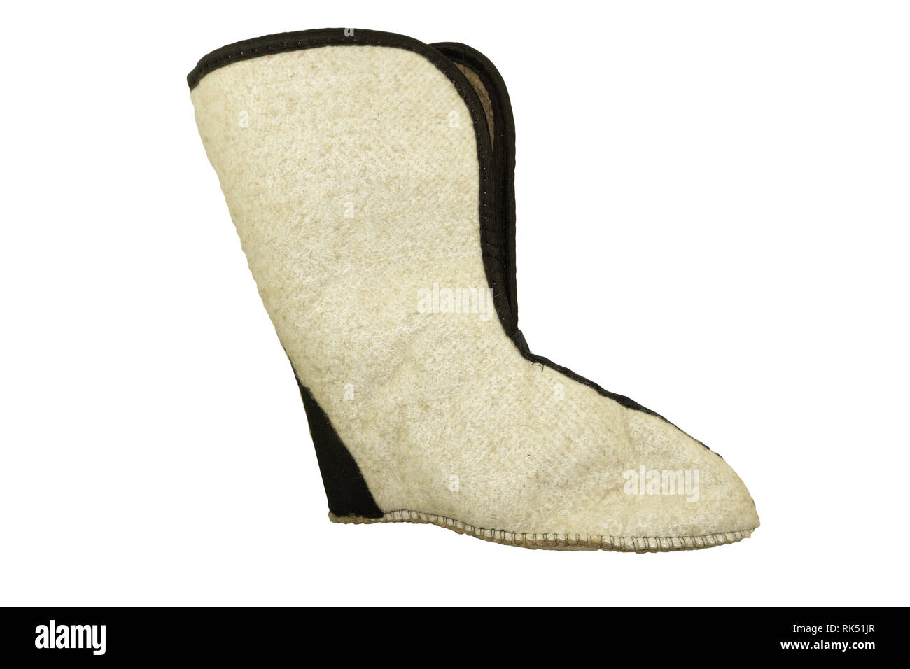 Des inserts de chaudes bottes naturel de chaussures en provenance de 100 pure laine mérinos . Banque D'Images