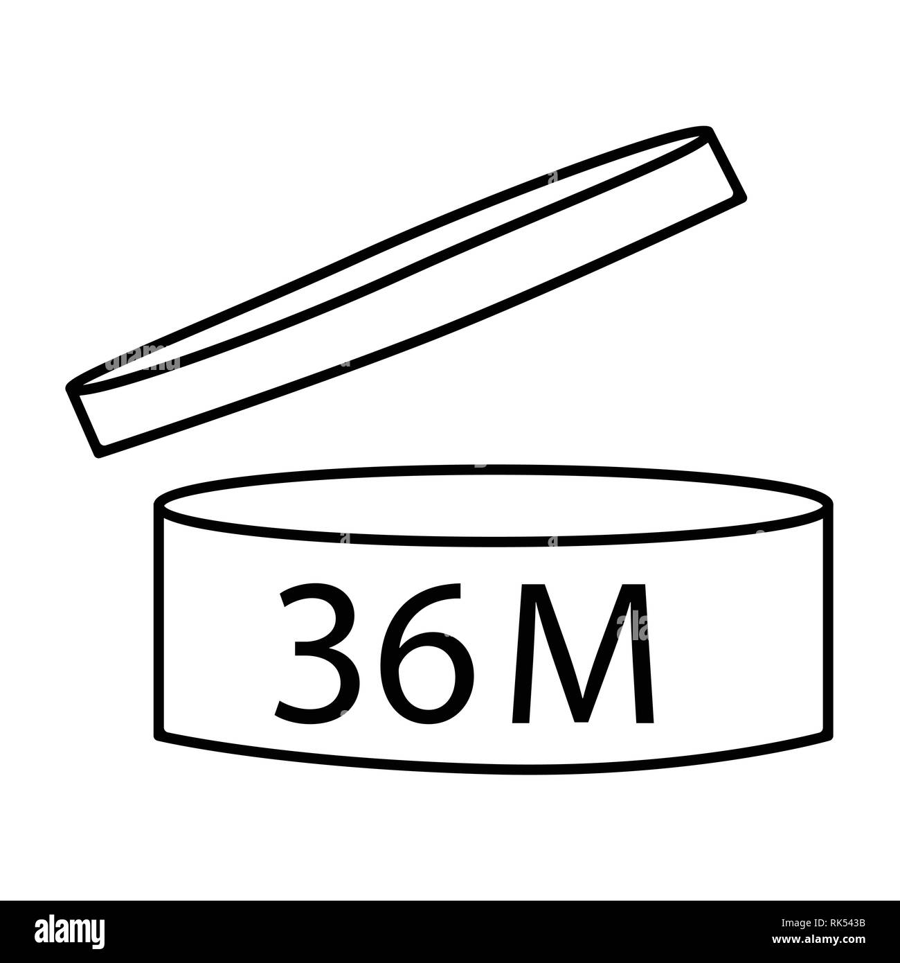 Illustration vecteur symbole cosmétique design. Période de validité après l'icône d'ouverture. Date de péremption après ouverture du produit des symboles. 36M Illustration de Vecteur Illustration vecteur symbole cosmétique design. Période de validité après l'icône d'ouverture. Date de péremption après ouverture du produit des symboles. 36M Illustration de Vecteur