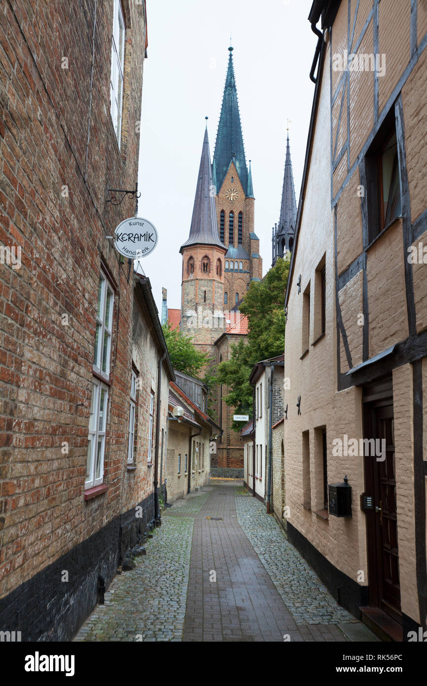 La Cathédrale de Schleswig, Schleswig, Schleswig-Holstein, Allemagne, Europe Banque D'Images