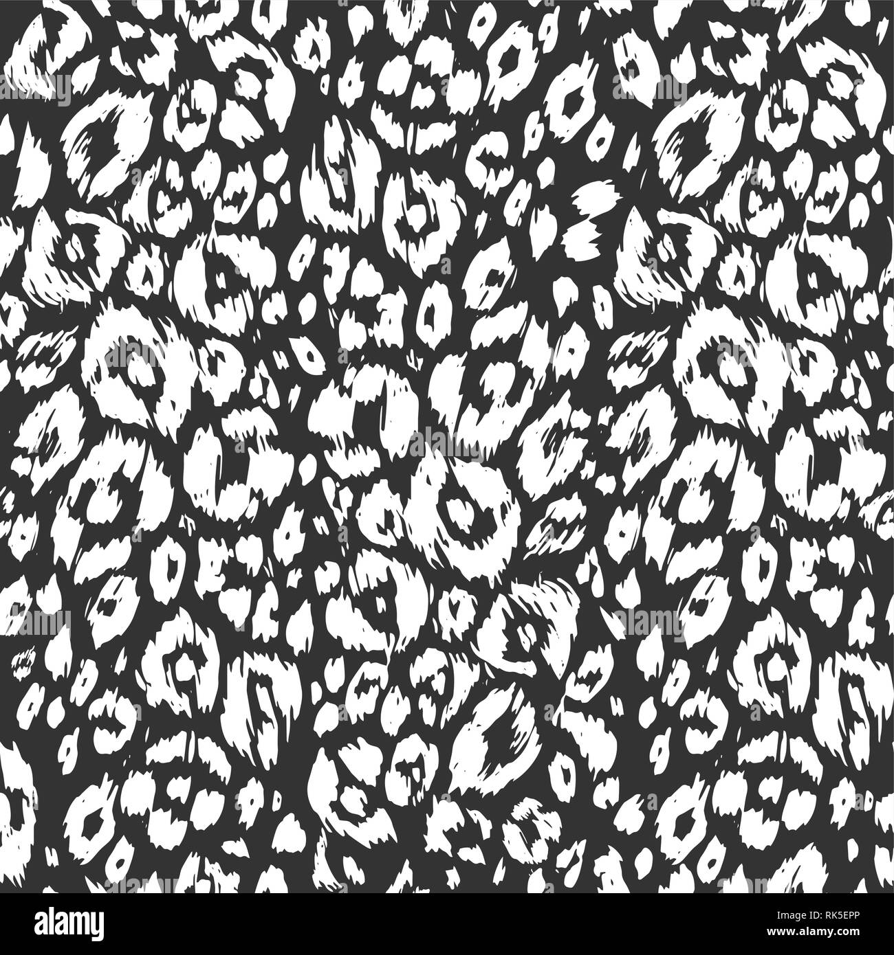 Peau tachetée léopard fond monochrome. Abstract animal modèle homogène. Illustration de Vecteur