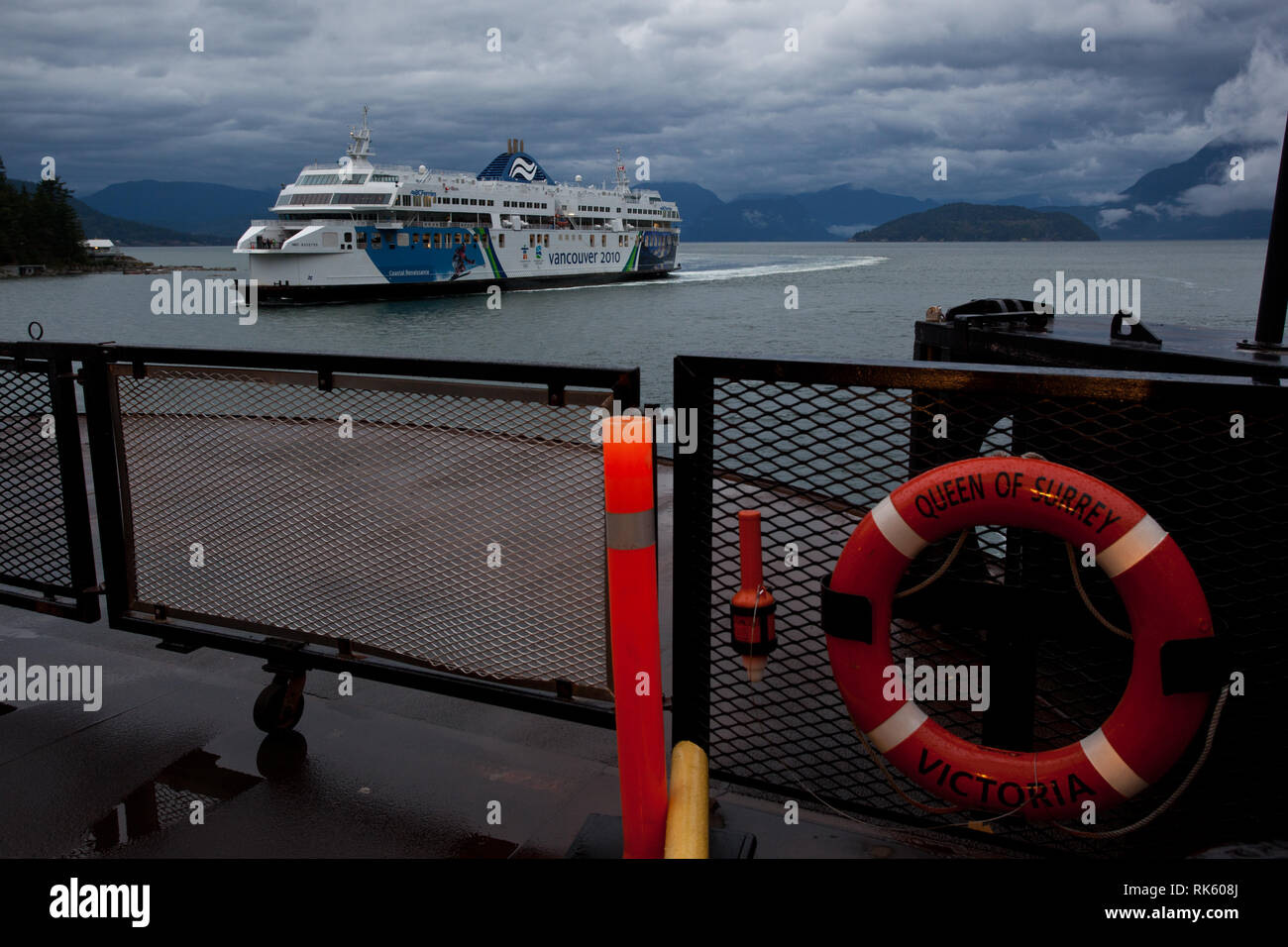 Horseshoe Bay, basses-terres continentales, Colombie-Britannique, Canada Banque D'Images