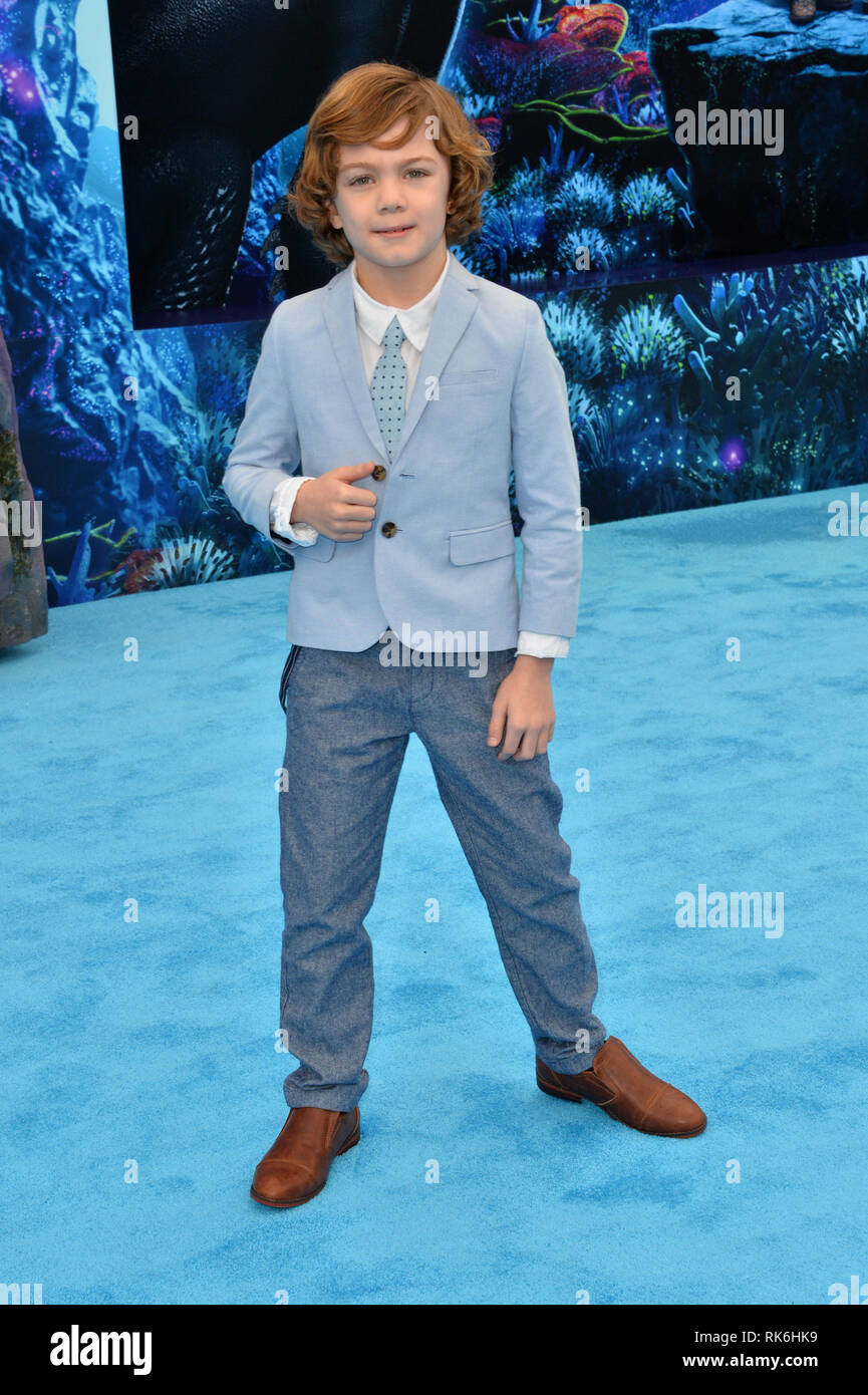 Californie, USA. 9 Feb 2019. AJ Kane lors de la première de "How to Train Your Dragon : Le monde caché' au Regency Village Theatre. Photo : Paul Smith/Featureflash Crédit : Paul Smith/Alamy Live News Banque D'Images