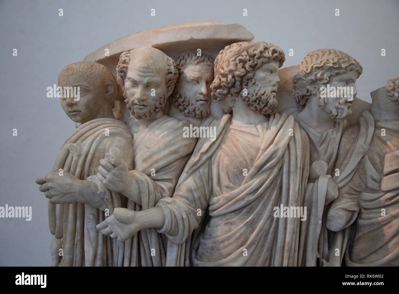 Sculpture romaine dans le Palazzo Massimo, Musée National de Rome, Italie Banque D'Images