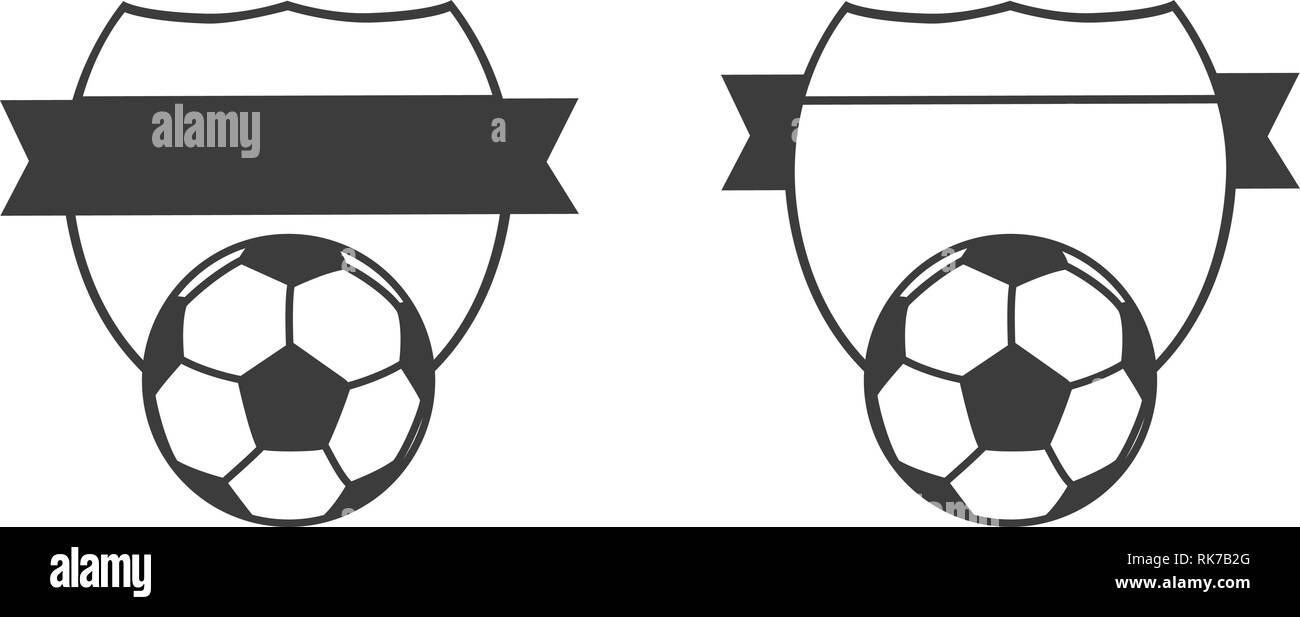 Football, soccer club logo vector, modèles de badge set. Collection d